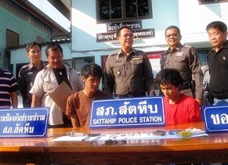 Veerayuth Kanluesanam and Pharathong Tienthong have been arrested for allegedly duplicating car keys and stealing vehicles from their car care center.